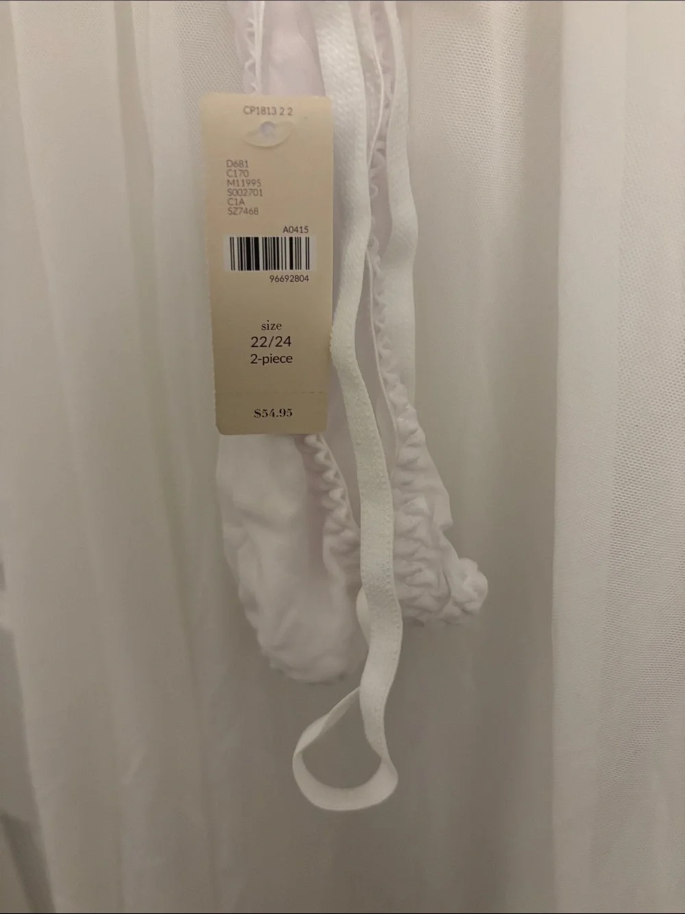 Lane Bryant White Sheer Lace Slip Chemise - Picture 6 of 6
